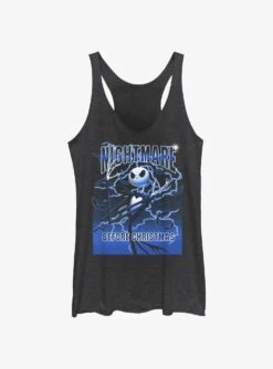 Disney The Nightmare Before Christmas Electric Jack Girls Tank