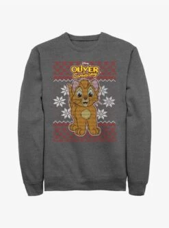 Disney Oliver & Company Oliver Ugly Christmas Sweatshirt