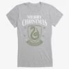 Harry Potter Merry Christmas Slytherin Girls T-Shirt
