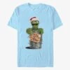 Sesame Street Oscar The Grouch Merry Christmas Now Scram T-Shirt