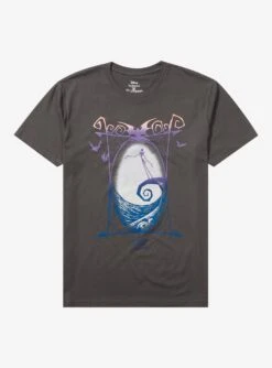 The Nightmare Before Christmas Jack Spiral Hill Ombre T-Shirt