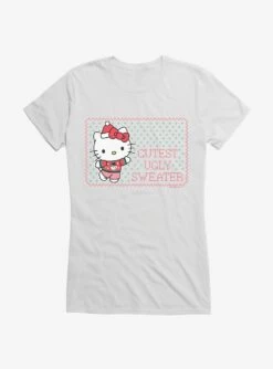 Hello Kitty Cutest Ugly Christmas Girls T-Shirt
