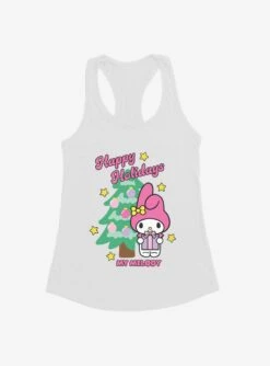 My Melody Happy Holidays Christmas Tree Girls Tank