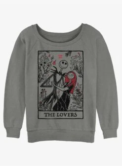 Disney The Nightmare Before Christmas Loving Death Girls Slouchy Sweatshirt