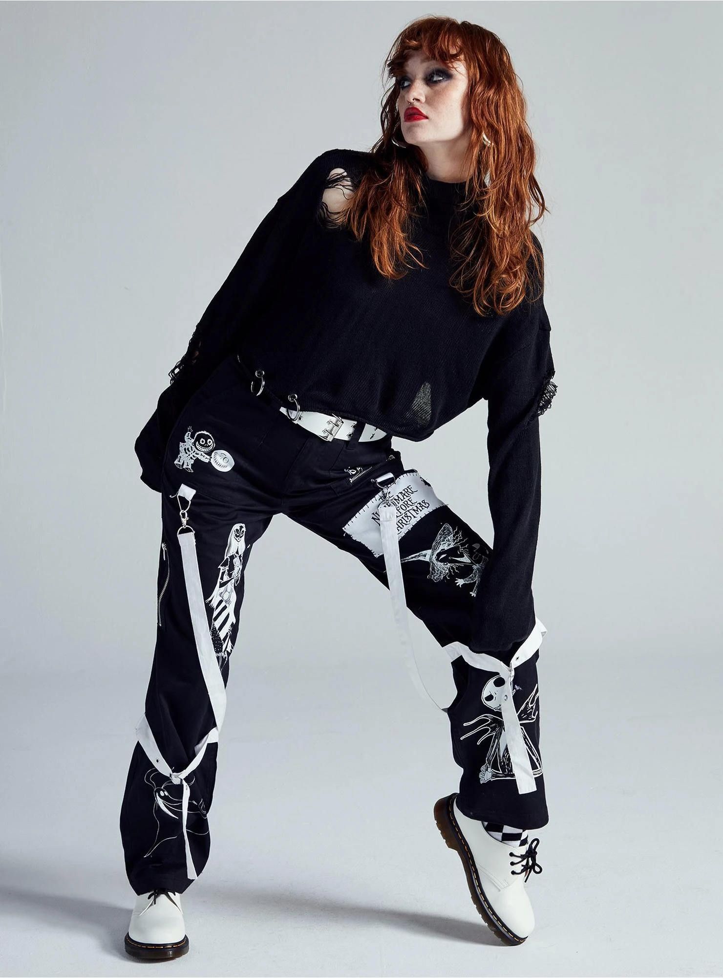 Her Universe The Nightmare Before Christmas Character Strappy Pants 2 Her Universe The Nightmare Before Christmas Character Strappy Pants - Image 2