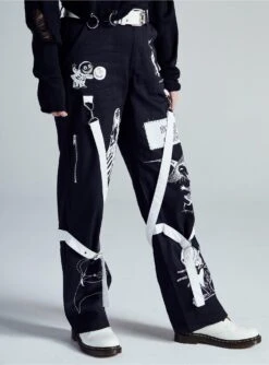 Her Universe The Nightmare Before Christmas Character Strappy Pants 7 Her Universe The Nightmare Before Christmas Character Strappy Pants -Bioworld Central 20926366 av3