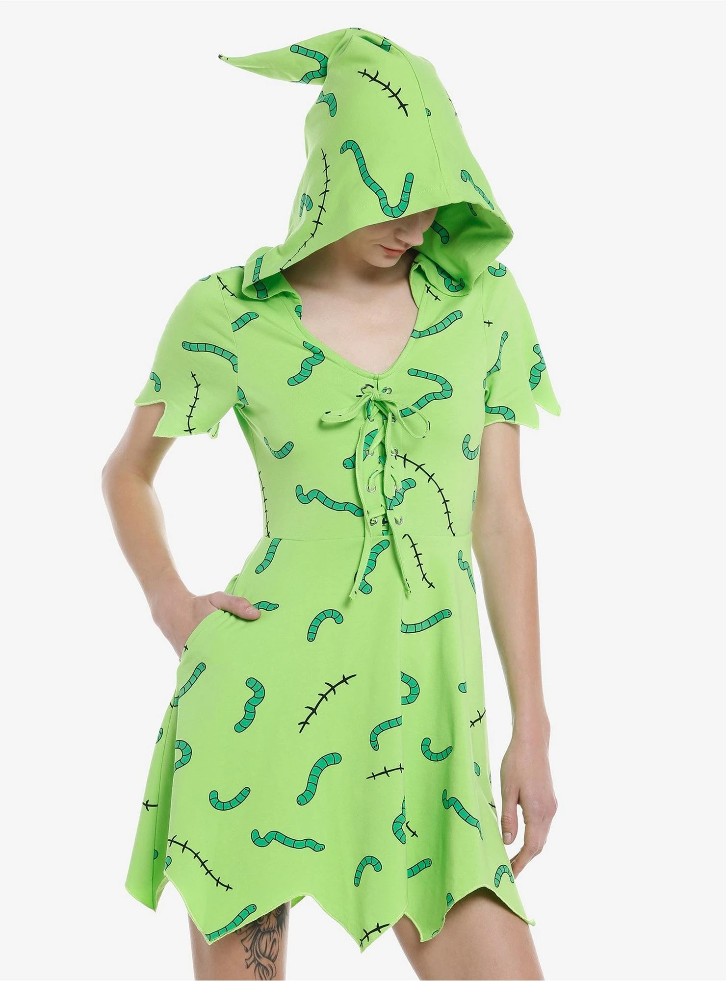 The Nightmare Before Christmas Oogie Boogie Hooded Dress 1 The Nightmare Before Christmas Oogie Boogie Hooded Dress