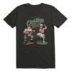 Christmas Fighter Jesus V Santa Claus T-Shirt