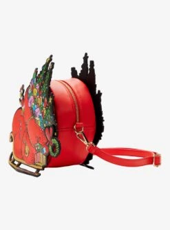Loungefly How The Grinch Stole Christmas! Sleigh Crossbody Bag -Bioworld Central 30812145 av4