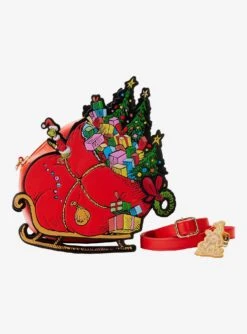 Loungefly How The Grinch Stole Christmas! Sleigh Crossbody Bag