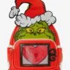 Loungefly How The Grinch Stole Christmas! Lenticular Heart Mini Backpack