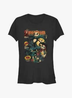 Disney The Nightmare Before Christmas Comic Cover Girls T-Shirt