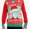 The Office Dreaming Of A Dwight Christmas Intarsia Sweater