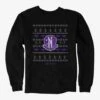 Wednesday Nevermore Christmas Sweater Pattern Sweatshirt