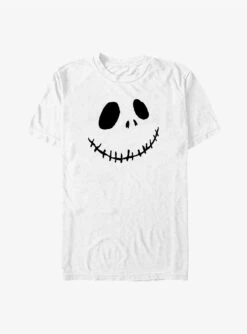 Disney The Nightmare Before Christmas Jack Skellington Face Big & Tall T-Shirt