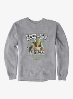Shrek Shrek The Halls! Group Ugly Christmas Sweater Sweatshirt