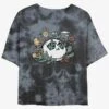 Disney The Nightmare Before Christmas Death Valley Girls Tie-Dye Crop T-Shirt